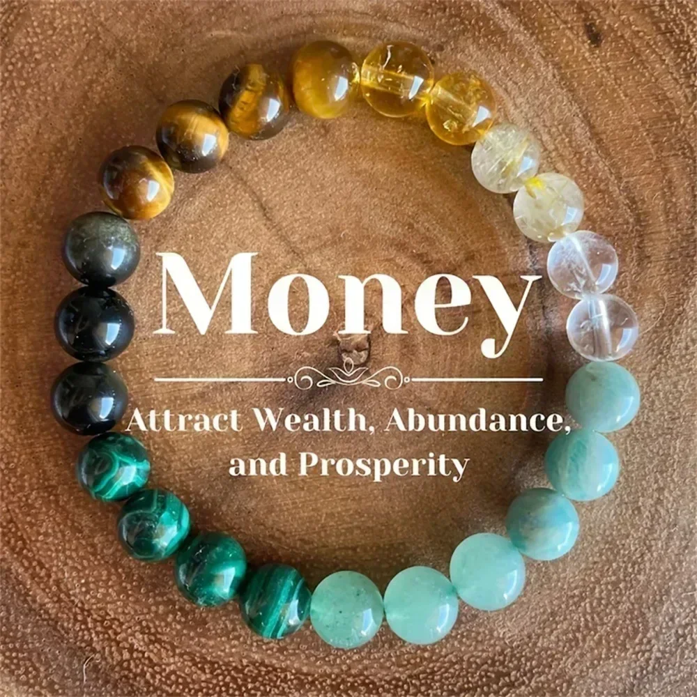 Coordinates Bracelet - Attract Money Wealth Health Pulse Hematite