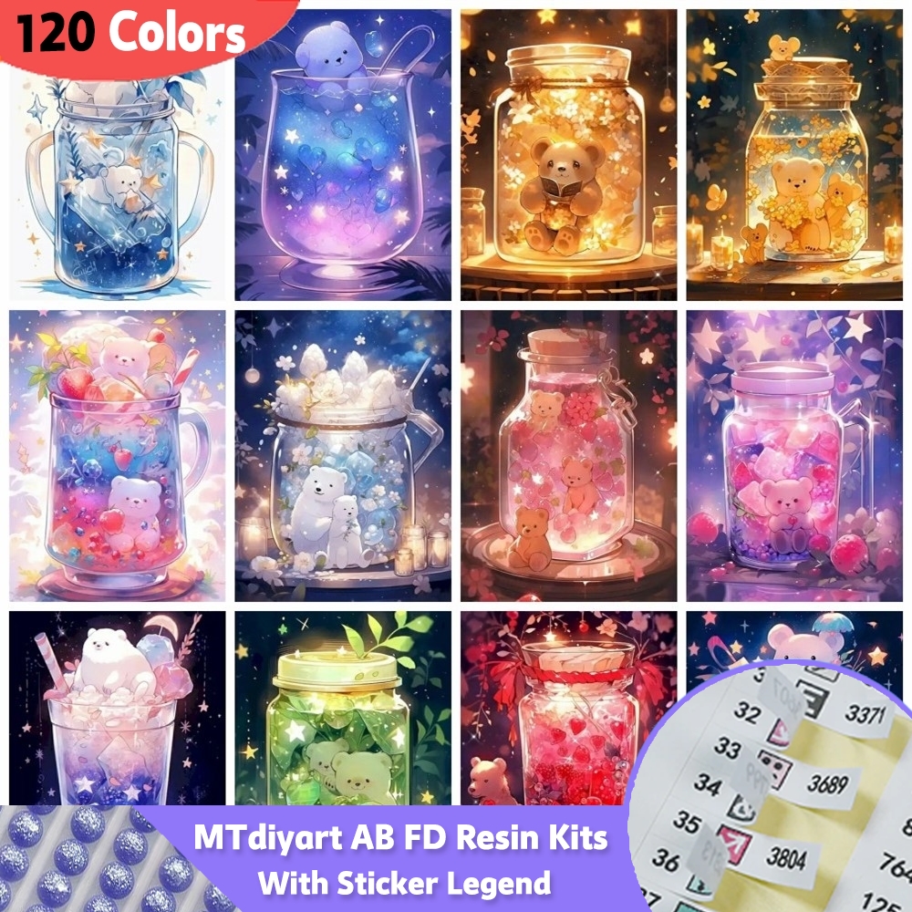 Bottle Animals Diamond Paintin - Photo Mosaic Print reseña y precio