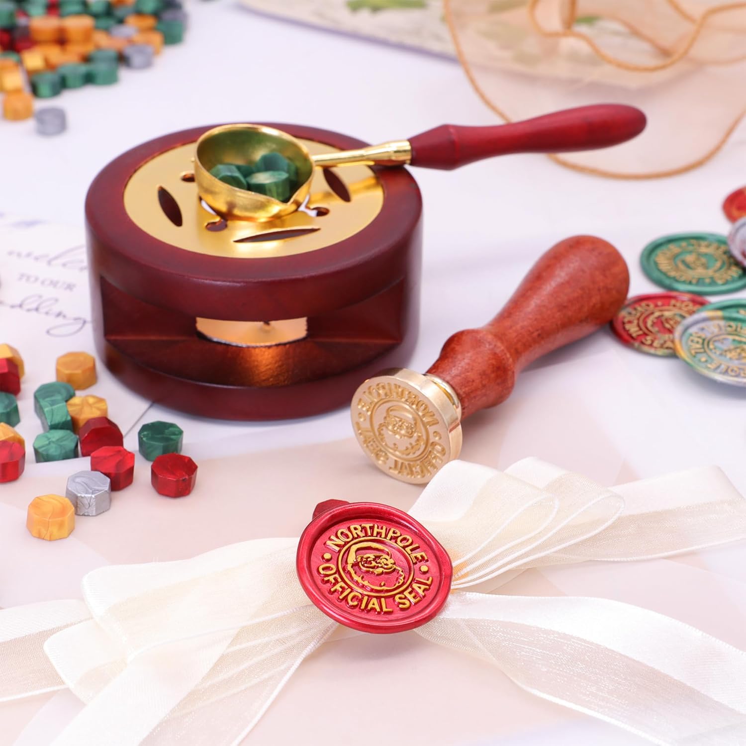 Christmas Seal Wax Kit - 800pc - Wax Seal Letter Kit reseña y precio
