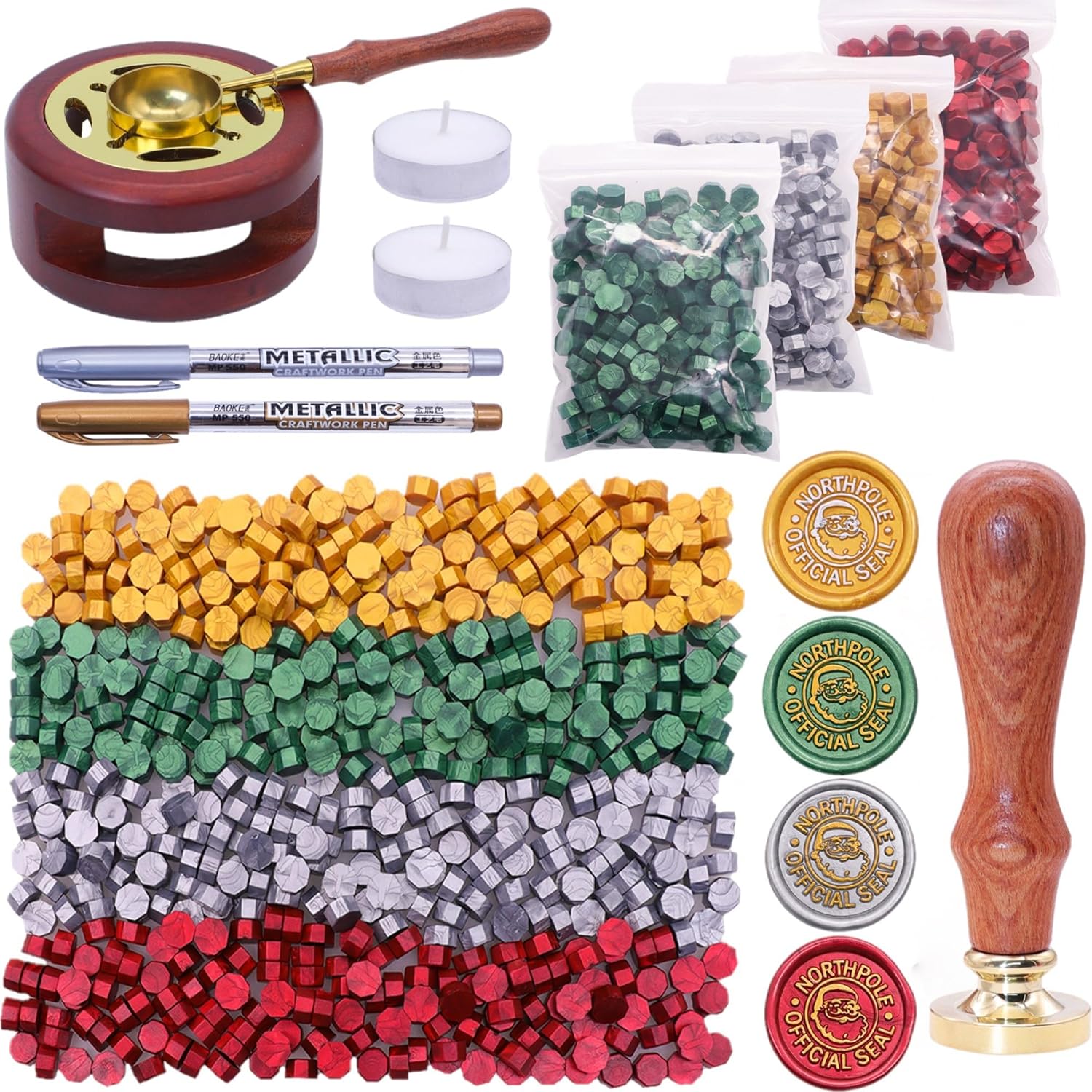 Christmas Seal Wax Kit - 800pc - Wax Seal Letter Kit reseña y precio