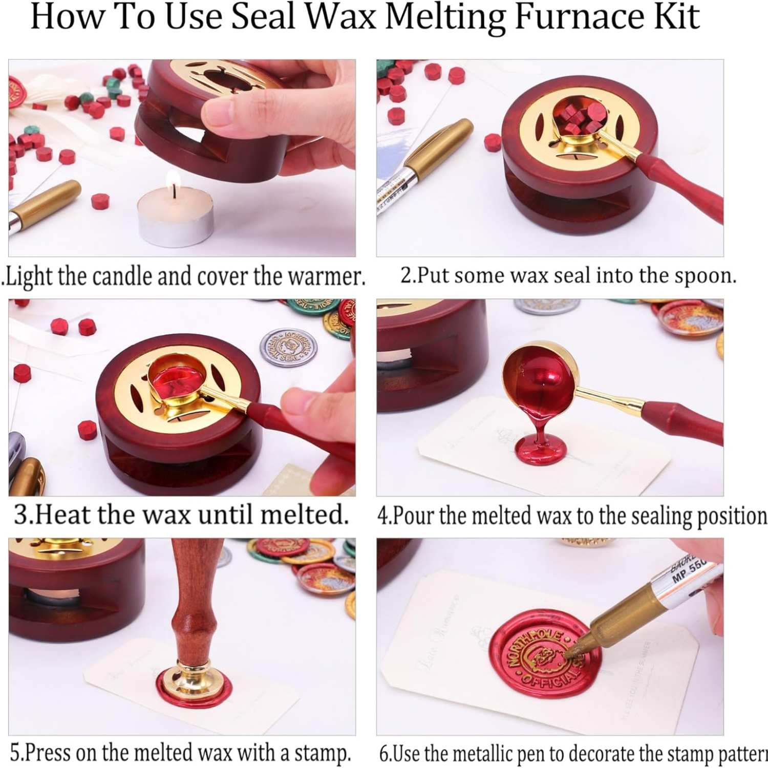 Christmas Seal Wax Kit - 800pc - Wax Seal Letter Kit reseña y precio