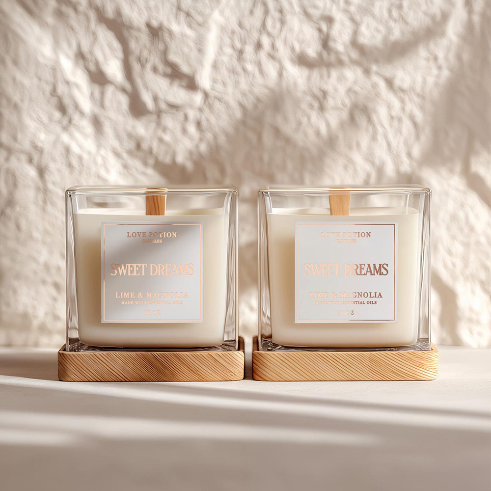 Custom 50pcs Candle Labels Vin - Personalised Candle Label reseña y precio