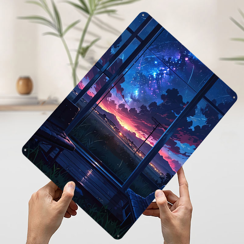 Anime Window View of Starry Ni - Custom Night Sky reseña y precio