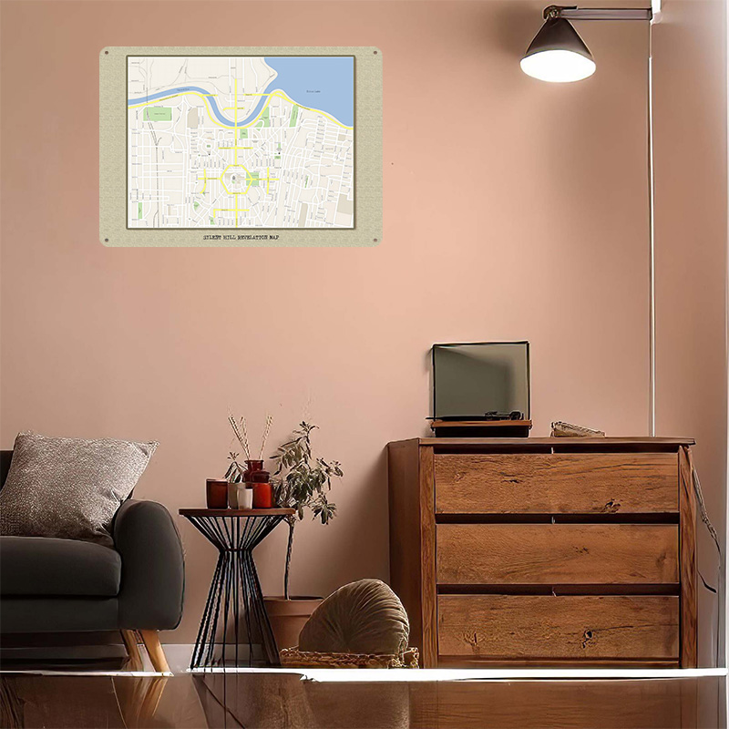 Silent Hill Revelation Map Met - Custom Map Poster reseña y precio
