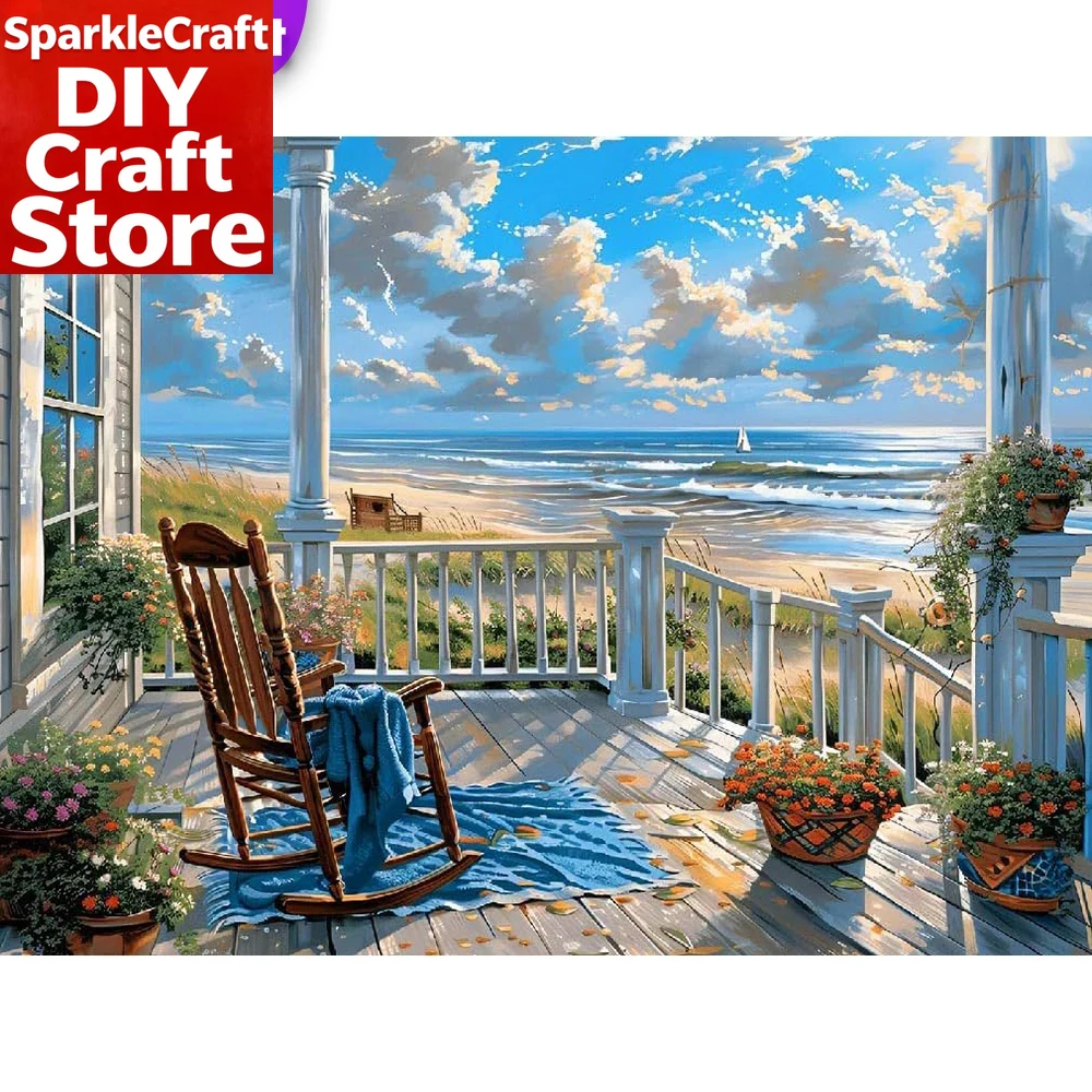 1PC frameless  Full Square Rou - Photo Mosaic Print reseña y precio