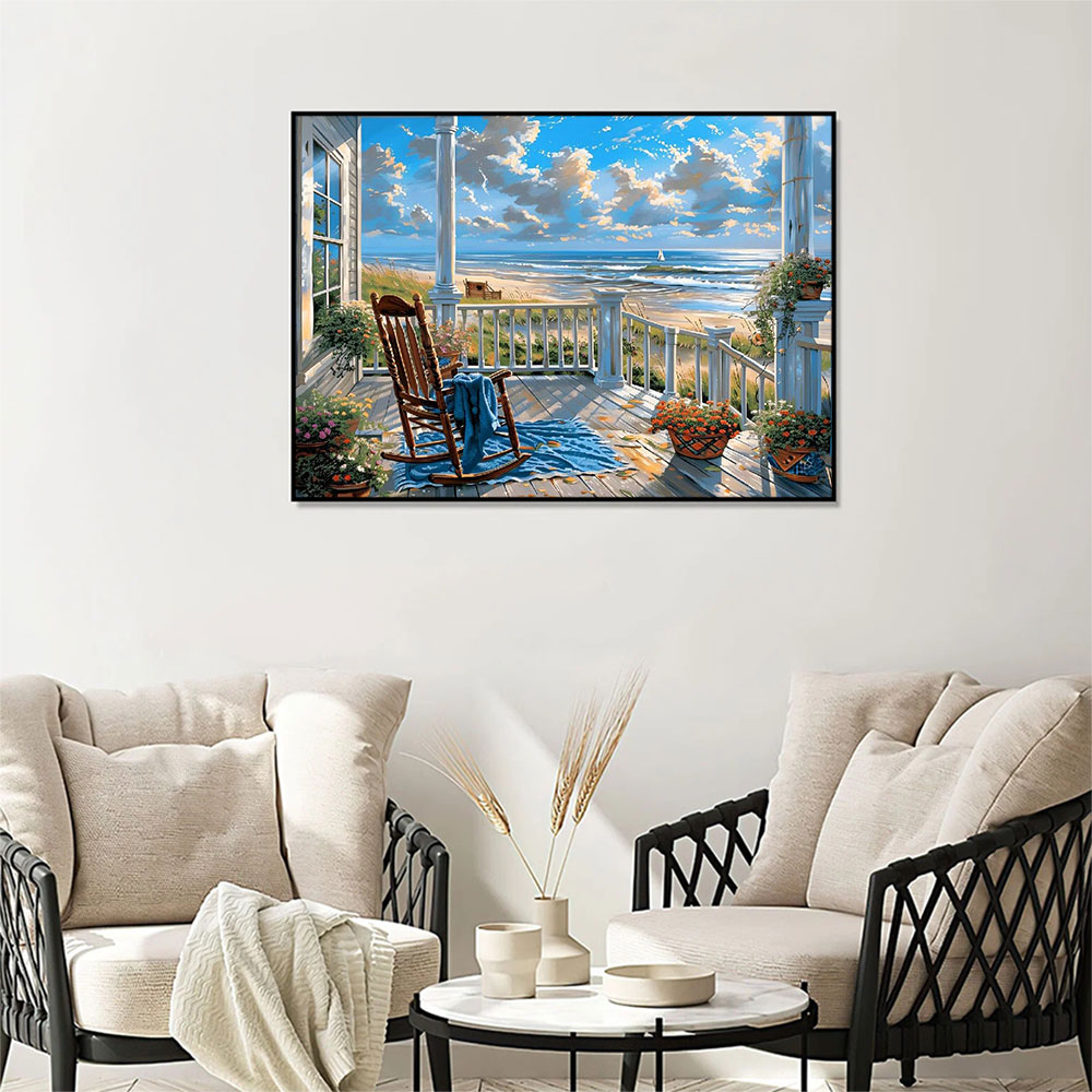1PC frameless  Full Square Rou - Photo Mosaic Print reseña y precio