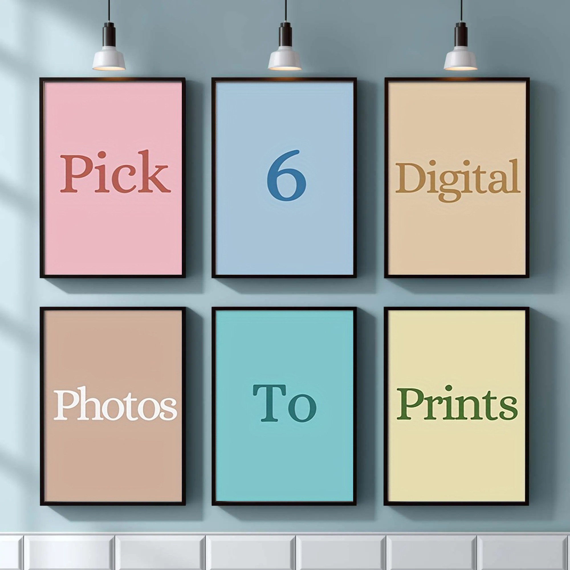 4/5/6pcs Custom Canvas Printin - Personalized Name Box reseña y precio