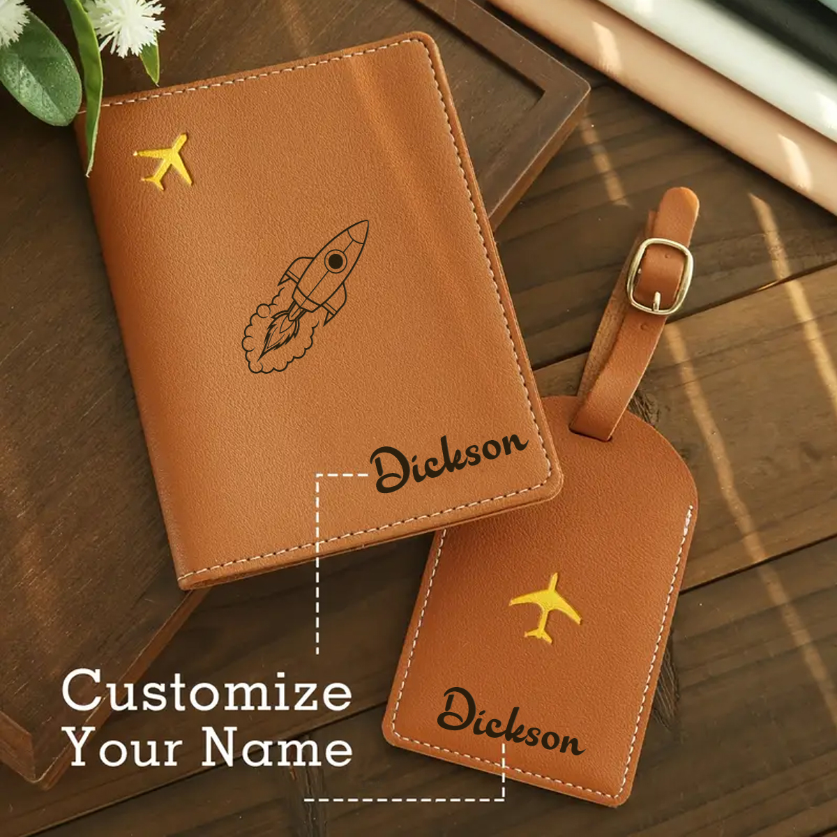 Customized Name Luggage Tag 2p - Personalized Name Box reseña y precio