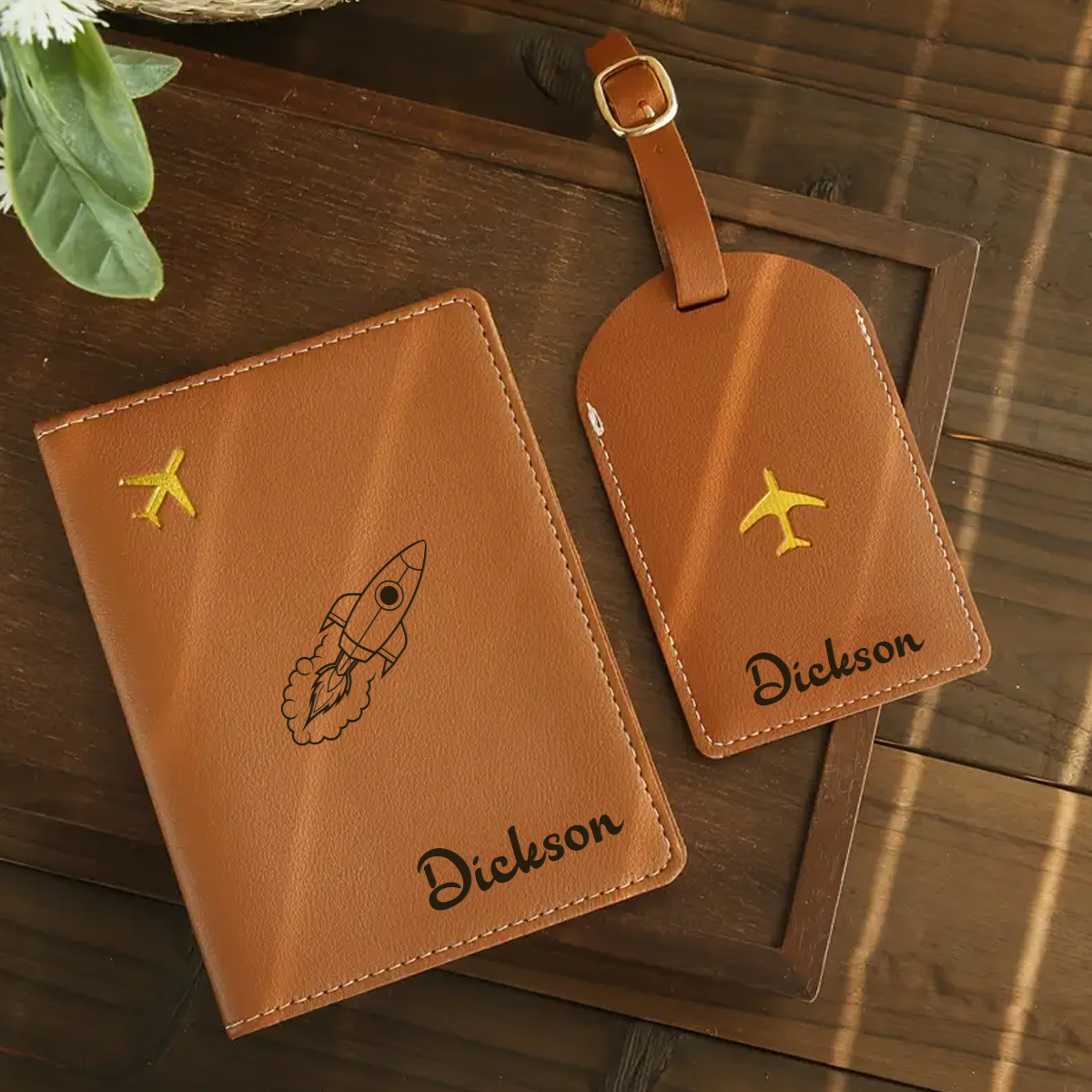 Customized Name Luggage Tag 2p - Personalized Name Box reseña y precio