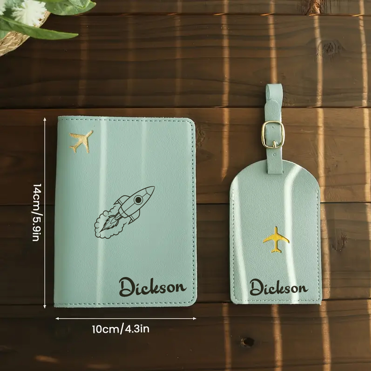 Customized Name Luggage Tag 2p - Personalized Name Box reseña y precio