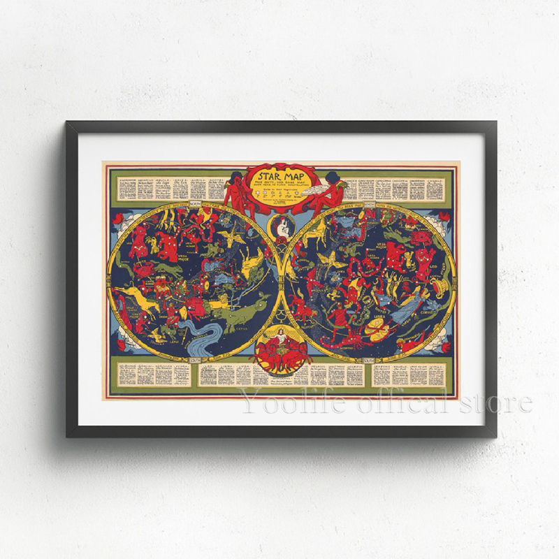 1pc Celestial Planisphere Map  - Custom Star Map reseña y precio