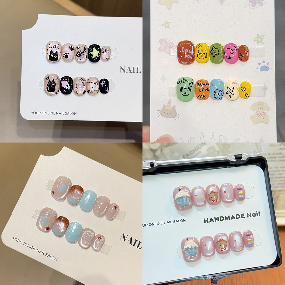 10Pcs Cute Cartoon Cat & Bear  - Pressed Flower Art reseña y precio