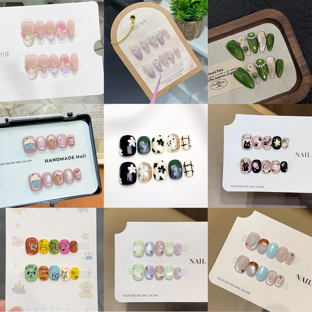 10Pcs Cute Cartoon Cat & Bear  - Pressed Flower Art reseña y precio
