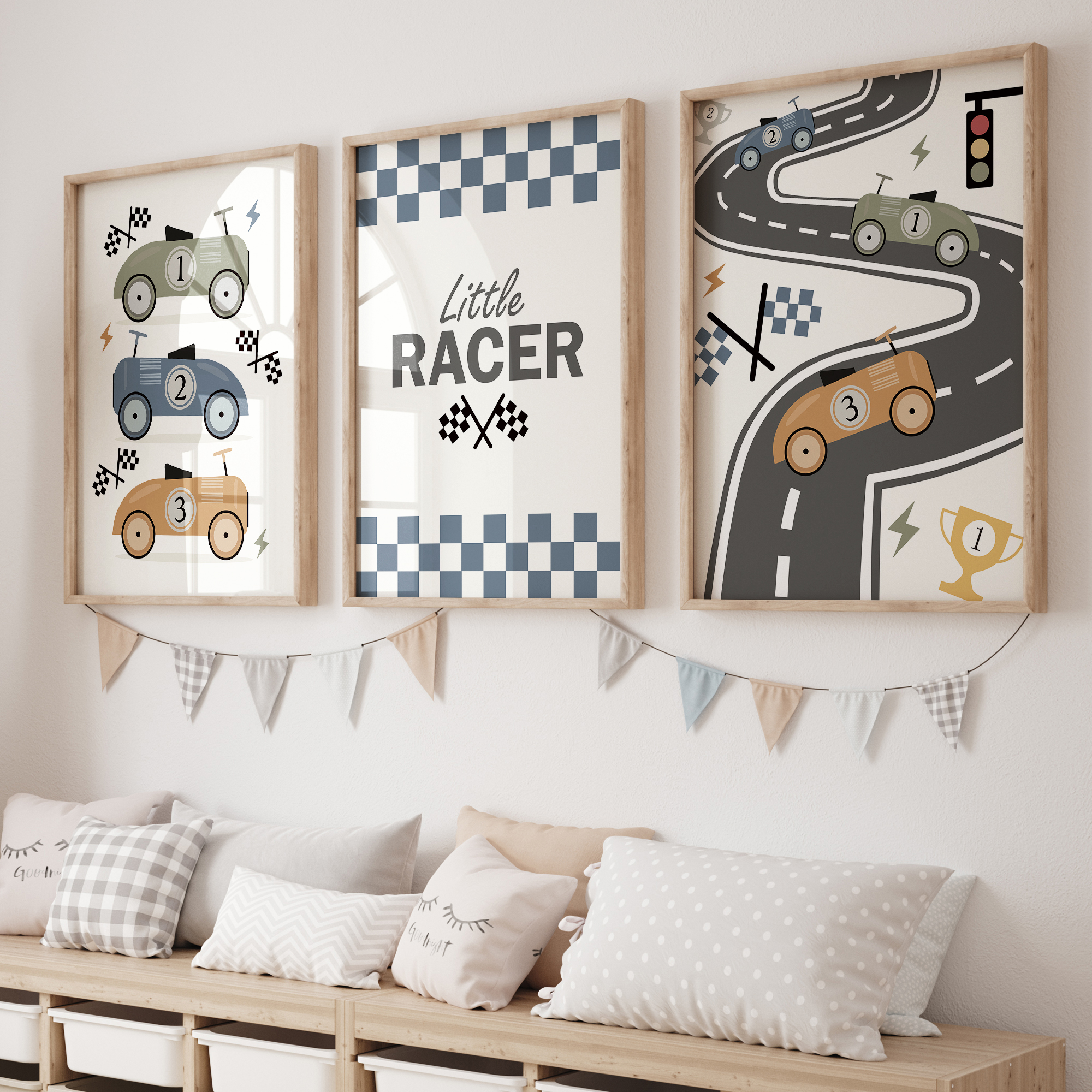 3pcs Minimalist,Cartoon Car Ra - Personalized Name Box reseña y precio