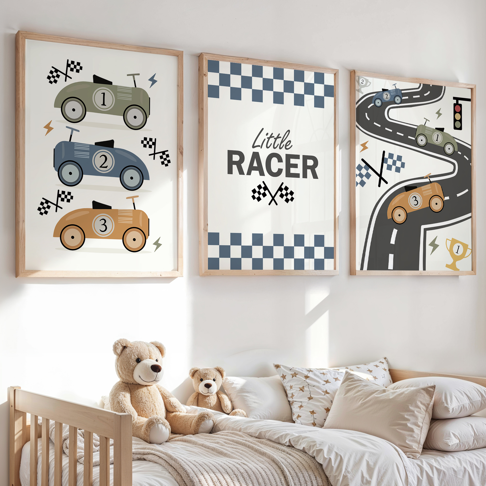3pcs Minimalist,Cartoon Car Ra - Personalized Name Box reseña y precio