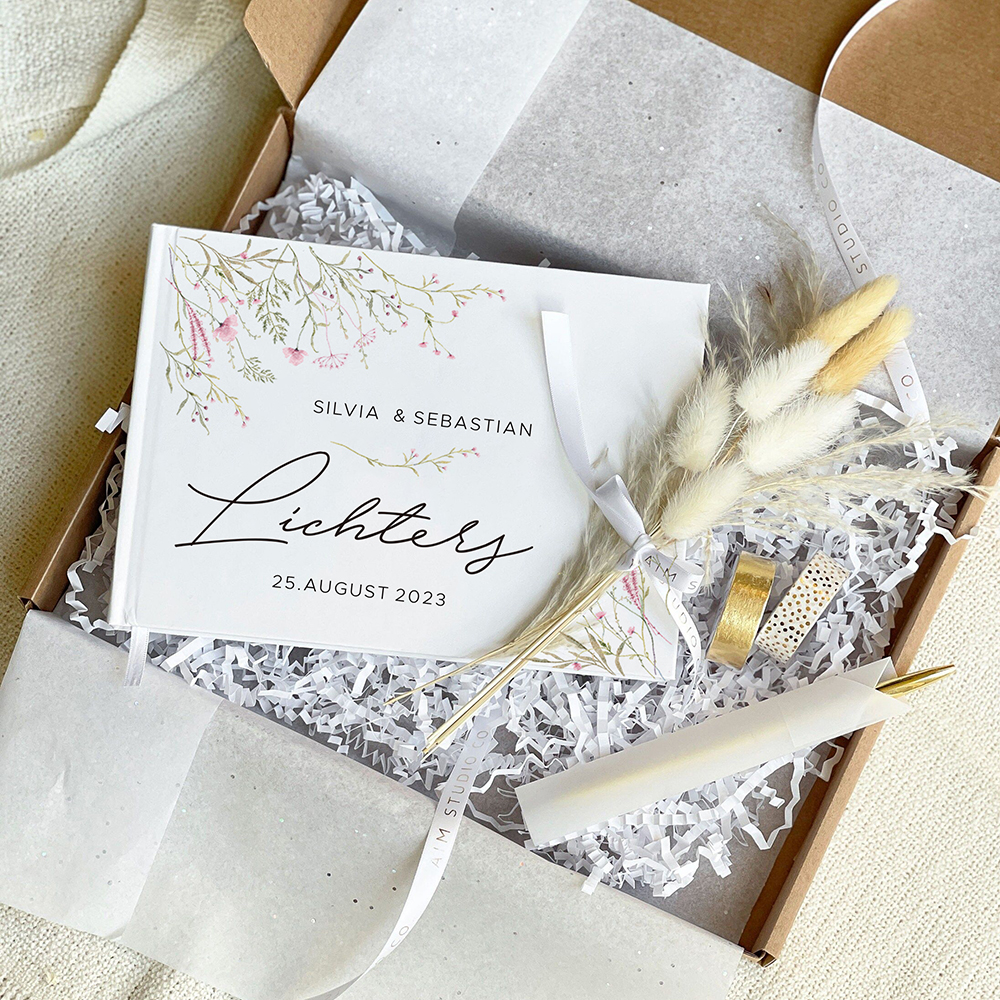 Custom Wedding White Guest Boo - Custom Photo Book reseña y precio