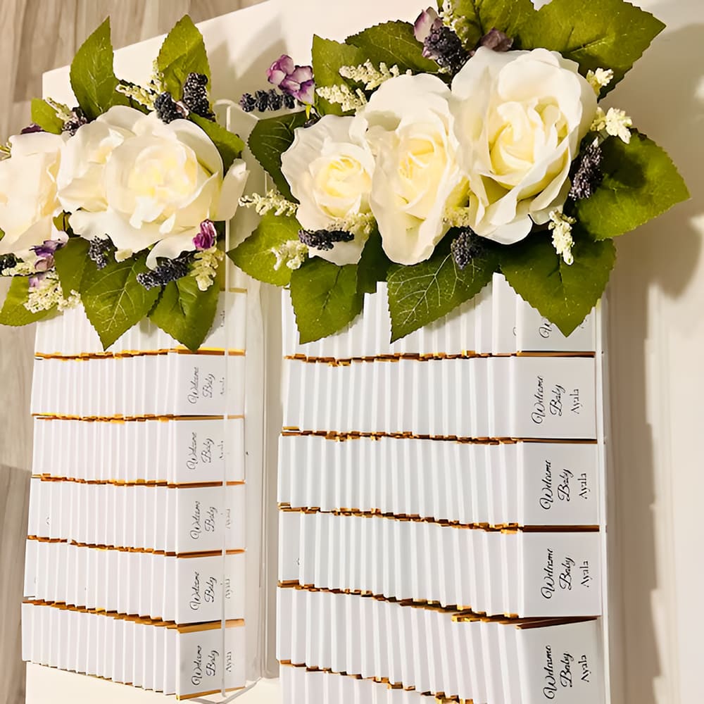 50pcs Wedding Chocolate Packin - Personalised Candle Label reseña y precio