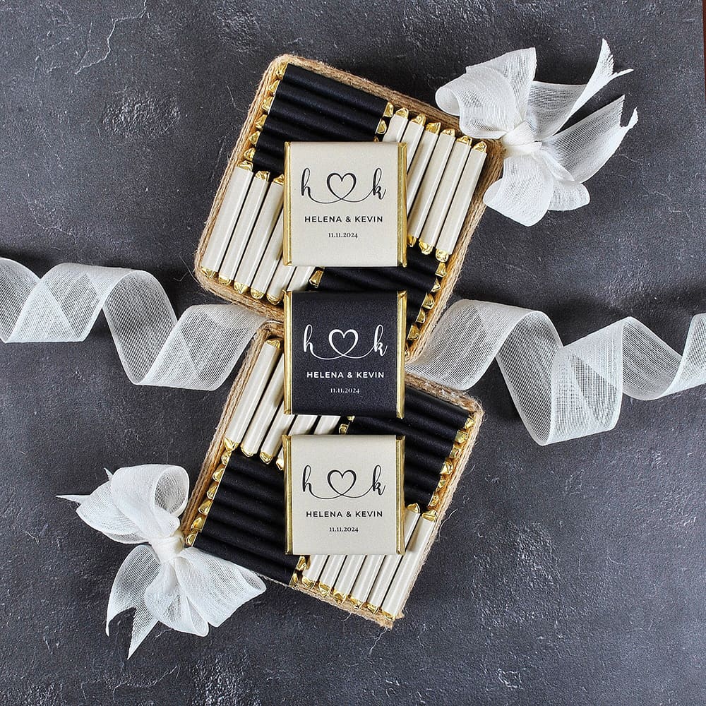 50pcs Wedding Chocolate Packin - Personalised Candle Label reseña y precio