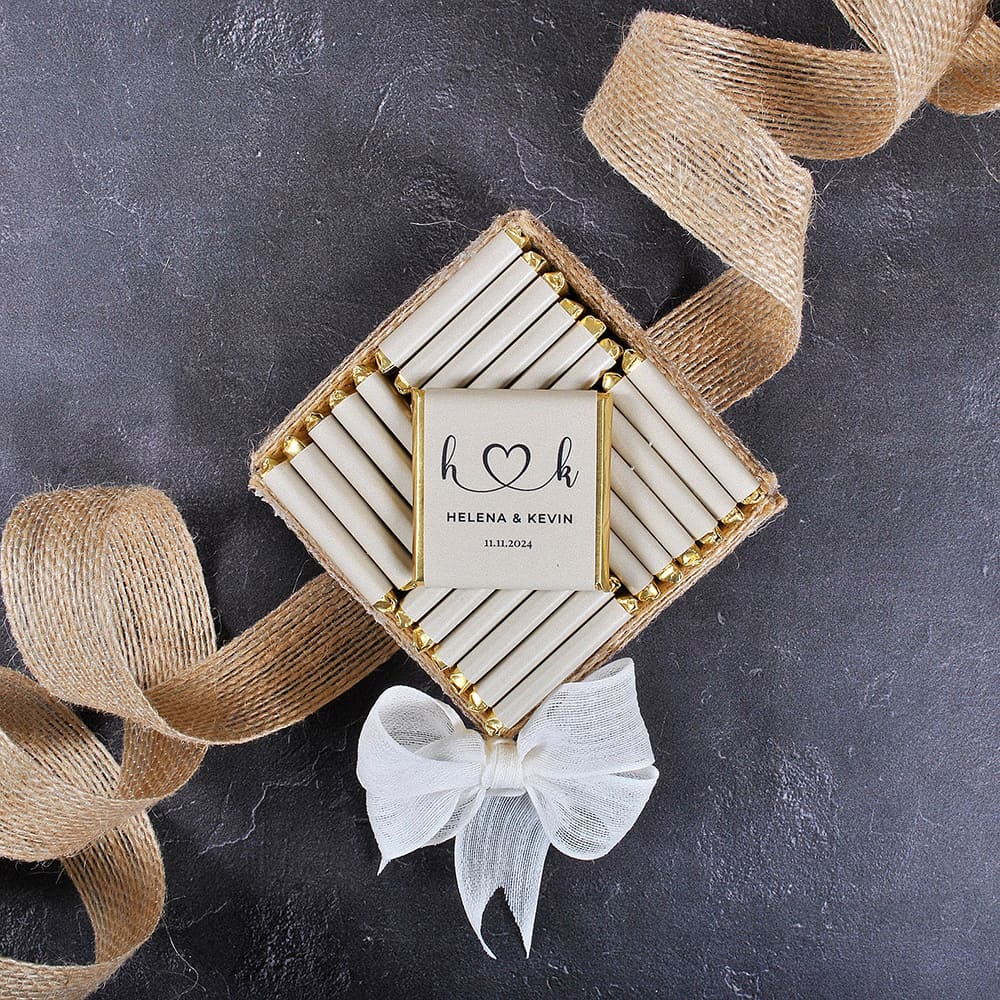 50pcs Wedding Chocolate Packin - Personalised Candle Label reseña y precio