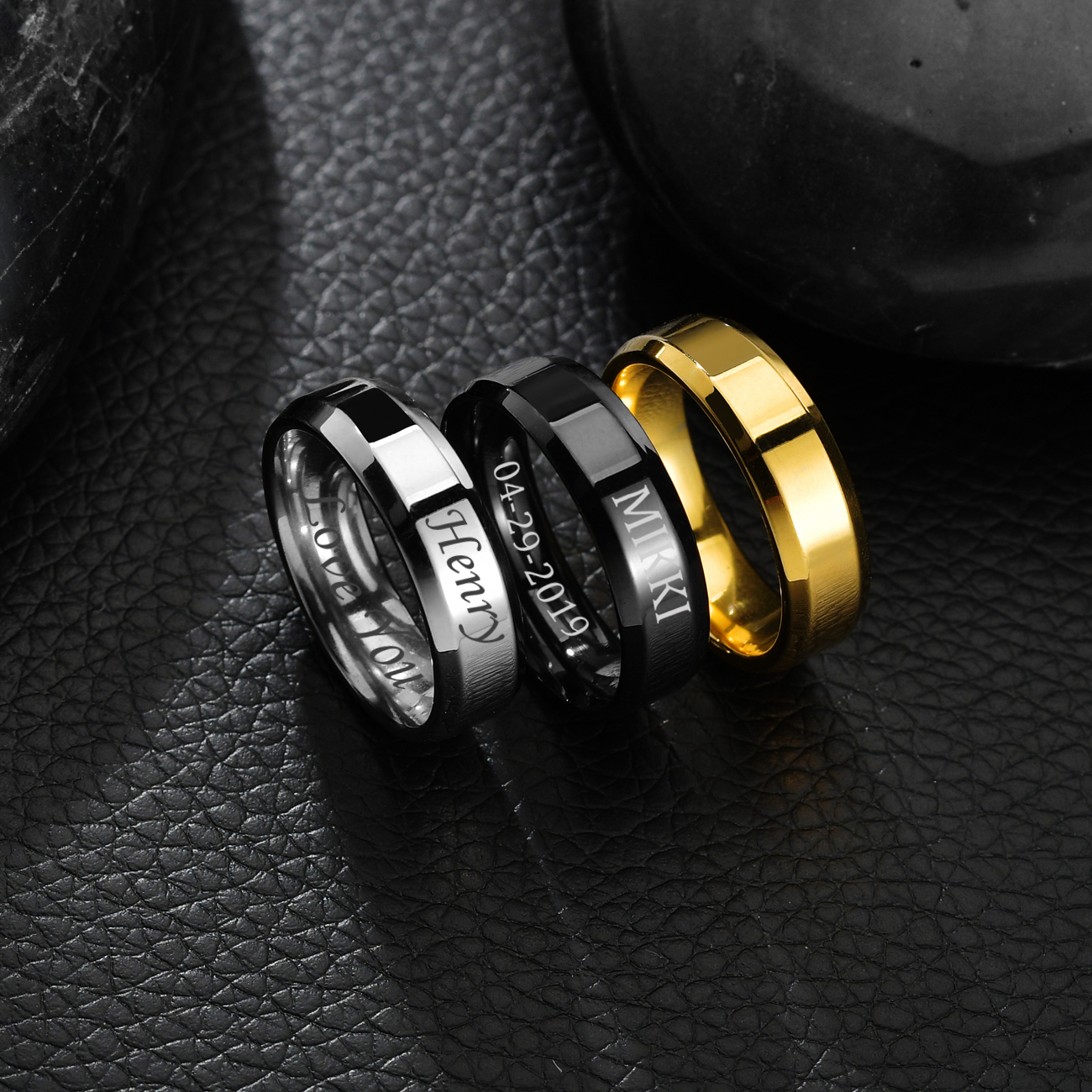 Atoztide 4/6/8mm Personalized  - Initial Ring Custom reseña y precio
