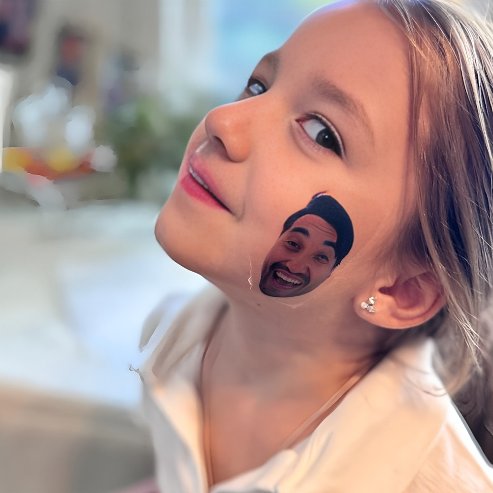 Custom Face Temporary Tattoos, - Pet Portrait Custom reseña y precio