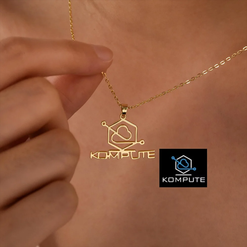 Custom Company Logo Necklace P - Name Necklace Custom reseña y precio