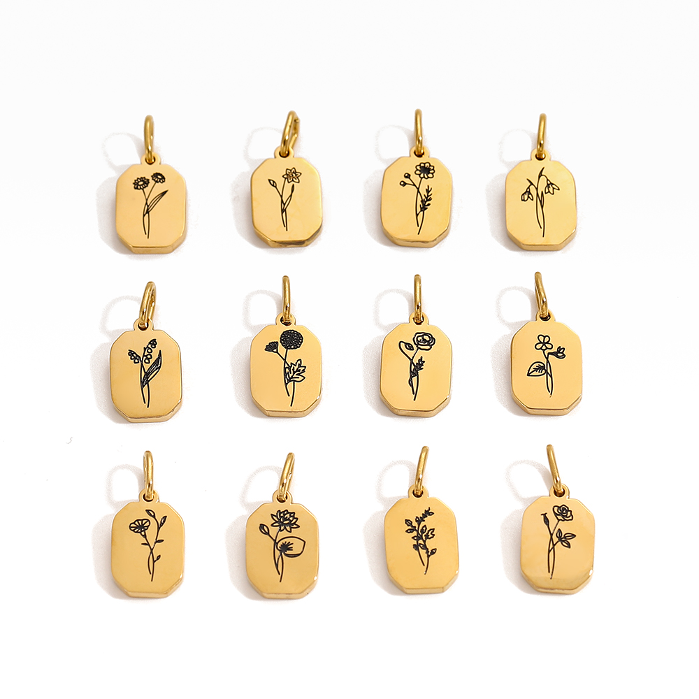 Chic Hot Sale Birth Month Crys - Birth Flower Necklace reseña y precio