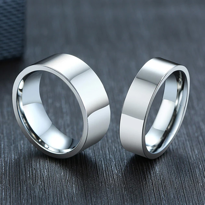 3/4/6/8mm Wide Stainless Steel - Initial Ring Custom reseña y precio