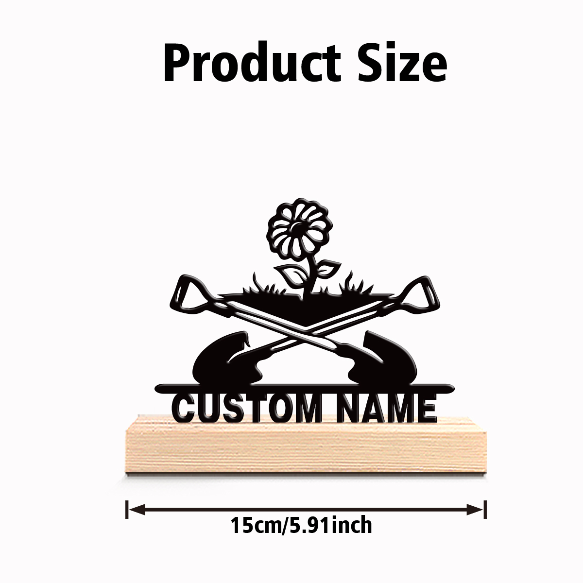 A modern minimalist customizat - Engraved Wood Frame reseña y precio