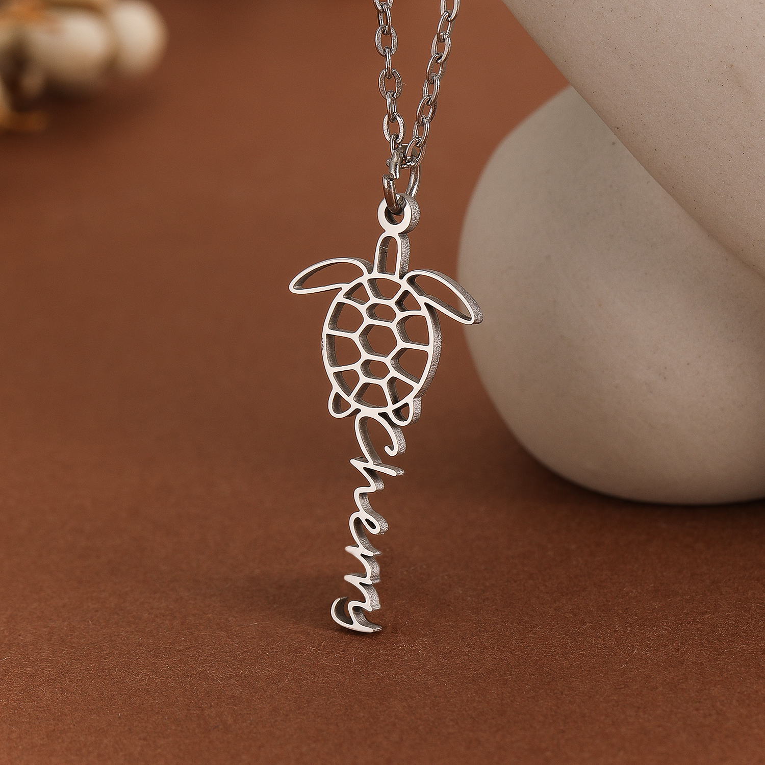 1pc Customized Personalized Cu - Name Necklace Custom reseña y precio