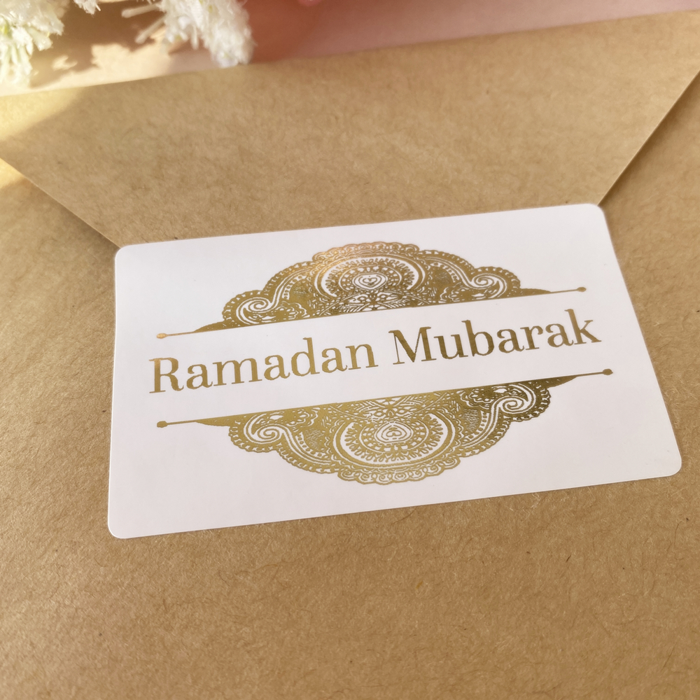 30 Ramadan Mubarak Crescent St - Personalised Candle Label reseña y precio