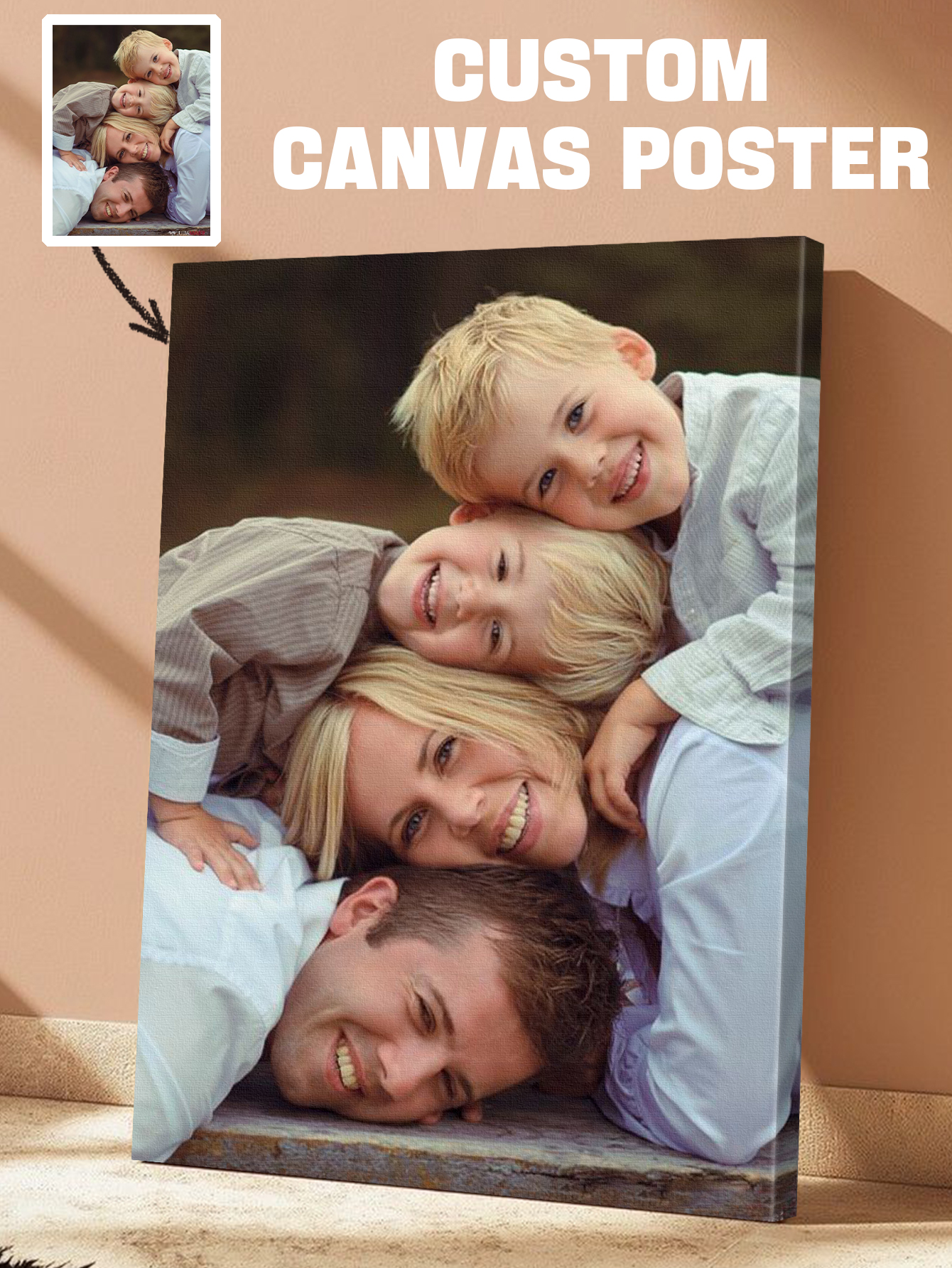 1Pc Custom Big Size Canvas Pos - Pet Portrait Custom reseña y precio