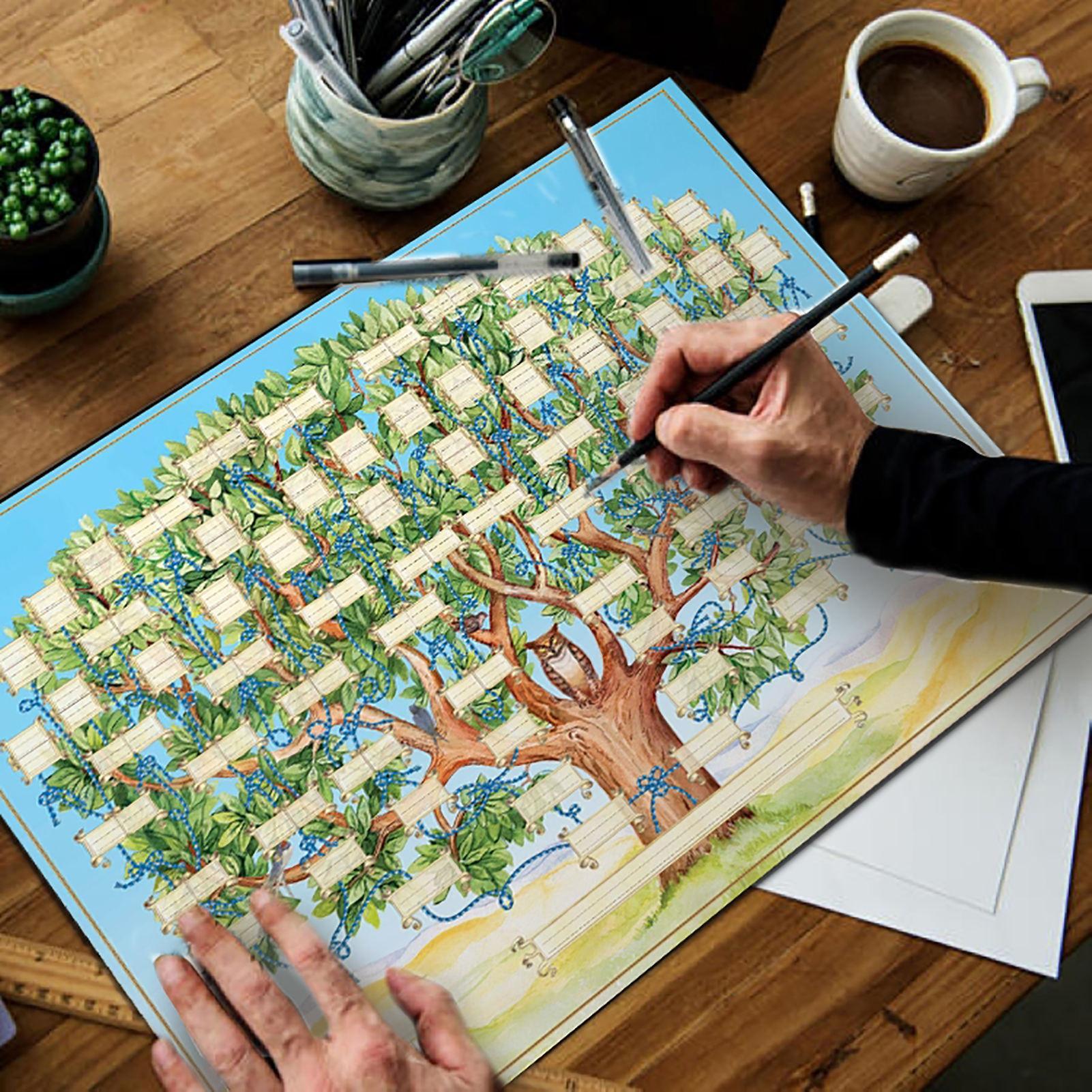 Fillable Family tree diagram C - Family Tree Print reseña y precio