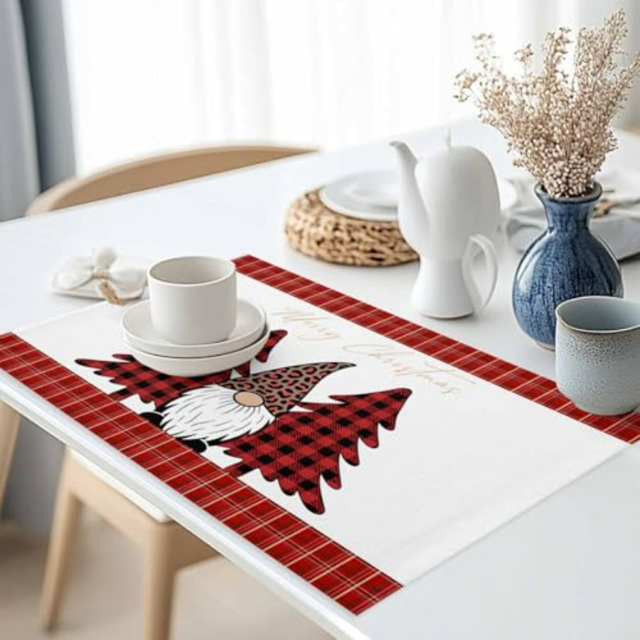 Set of 4 Winter Christmas Tree - Family Tree Print reseña y precio