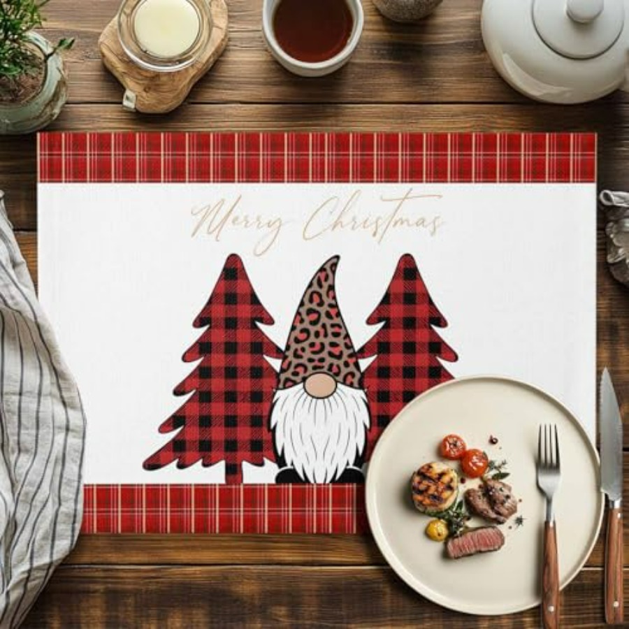 Set of 4 Winter Christmas Tree - Family Tree Print reseña y precio