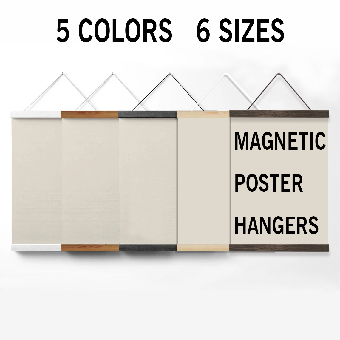1PC Magnetic Wooden Picture Ha - Engraved Wood Frame reseña y precio