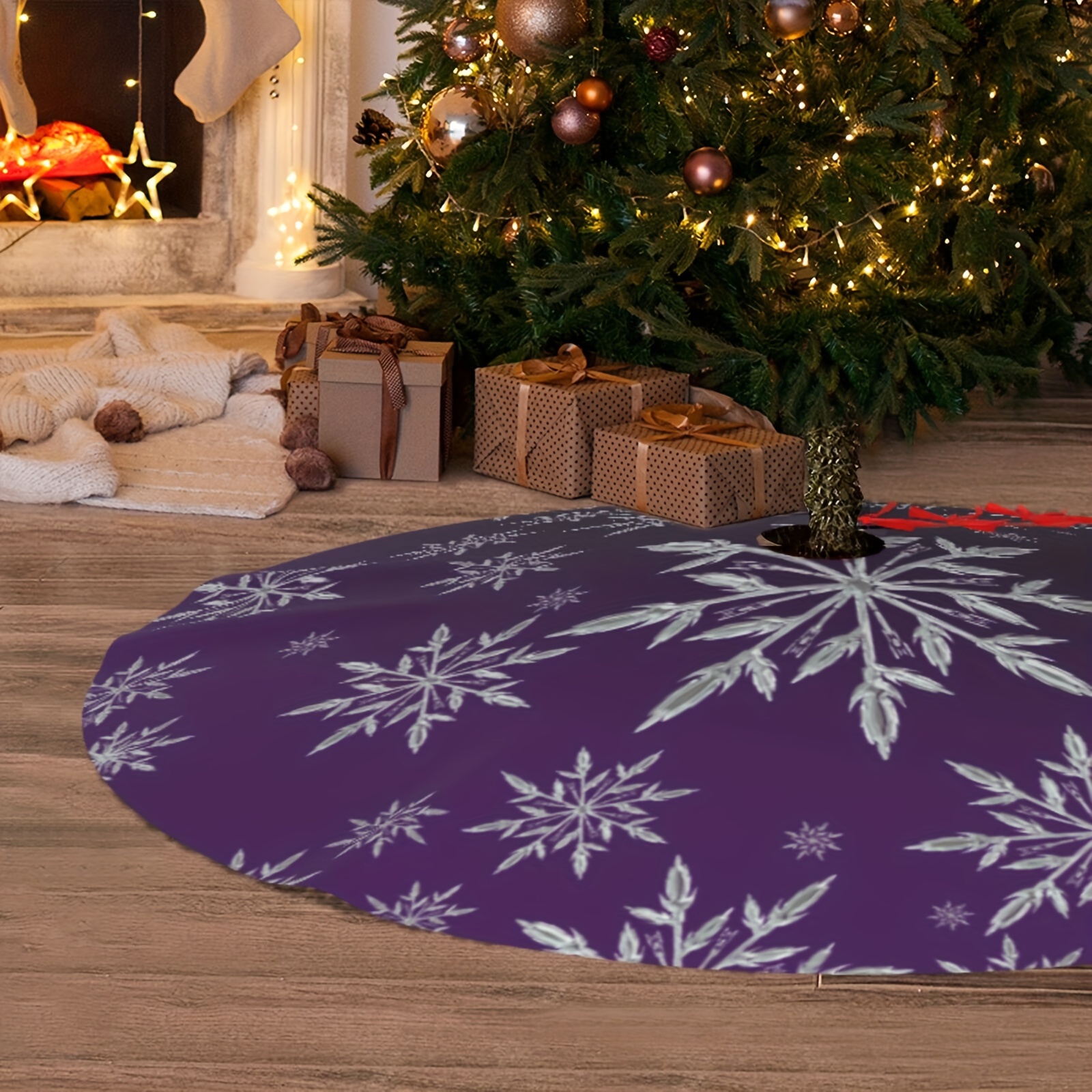 VIKAMA Deep Purple Snowflake P - Family Tree Print reseña y precio