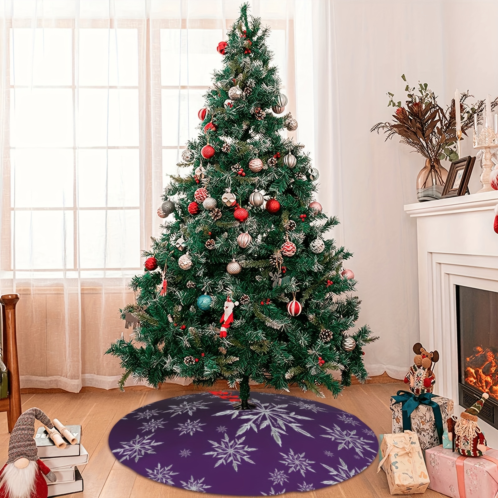 VIKAMA Deep Purple Snowflake P - Family Tree Print reseña y precio