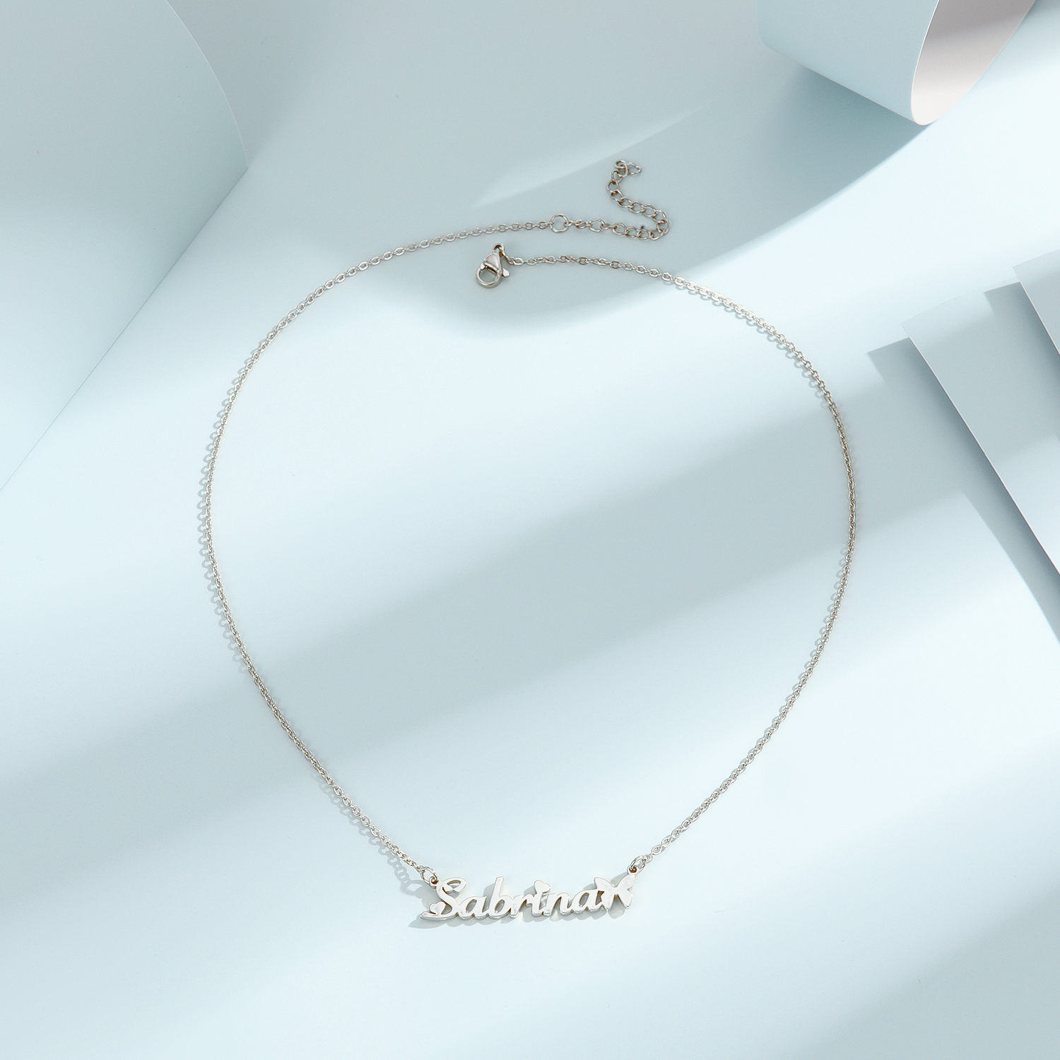 1pc Personalized Butterfly Nam - Name Necklace Custom reseña y precio