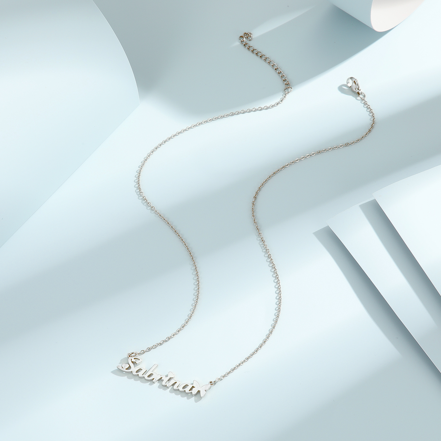 1pc Personalized Butterfly Nam - Name Necklace Custom reseña y precio