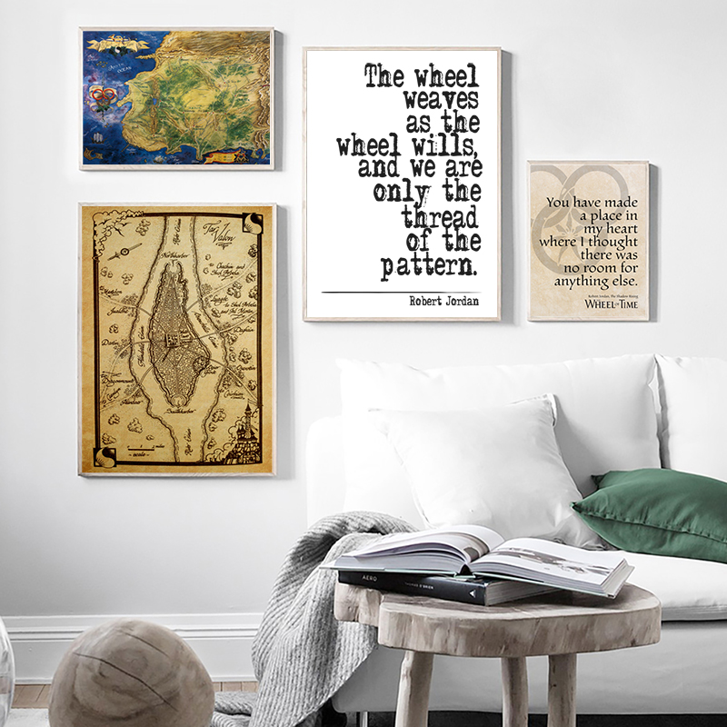 The Wheel of Time Map Poster P - Custom Star Map reseña y precio