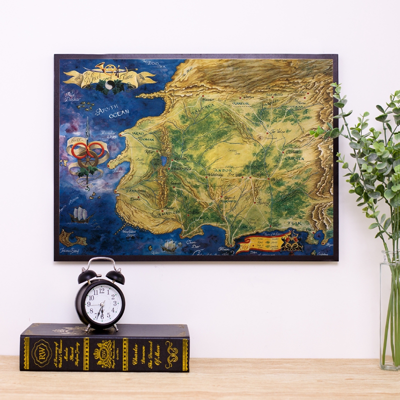 The Wheel of Time Map Poster P - Custom Star Map reseña y precio