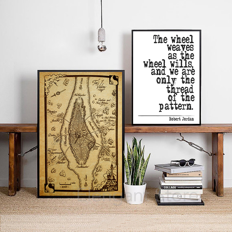 The Wheel of Time Map Poster P - Custom Star Map reseña y precio