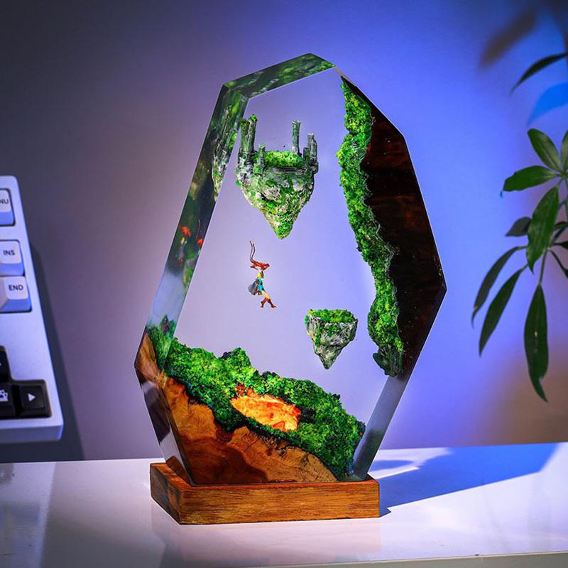 Resin Table Lamp Sky Island Mo - Custom Night Sky reseña y precio