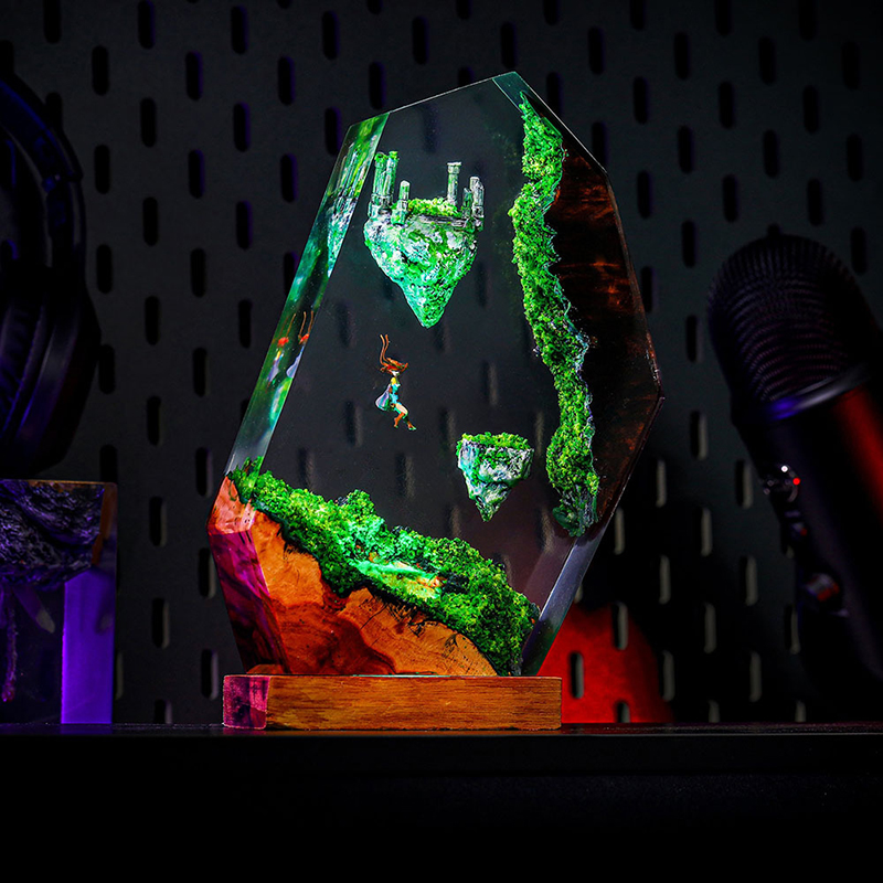 Resin Table Lamp Sky Island Mo - Custom Night Sky reseña y precio