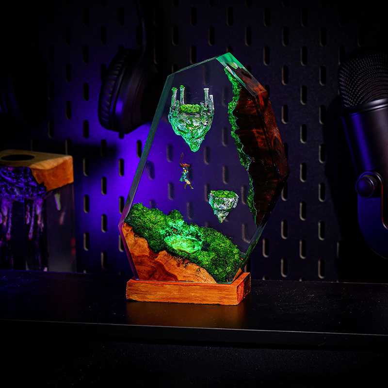 Resin Table Lamp Sky Island Mo - Custom Night Sky reseña y precio