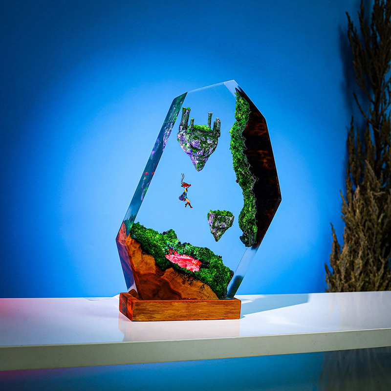 Resin Table Lamp Sky Island Mo - Custom Night Sky reseña y precio