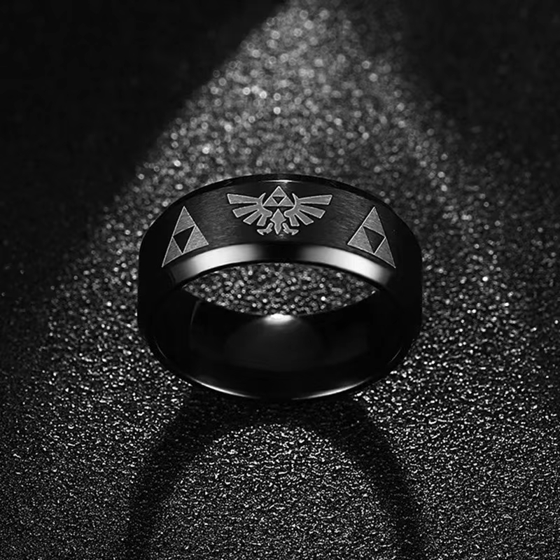 Fashion Anime Triforce Triangl - Initial Ring Custom reseña y precio