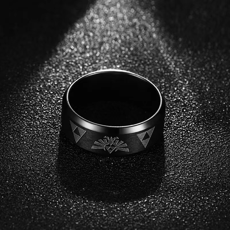 Fashion Anime Triforce Triangl - Initial Ring Custom reseña y precio