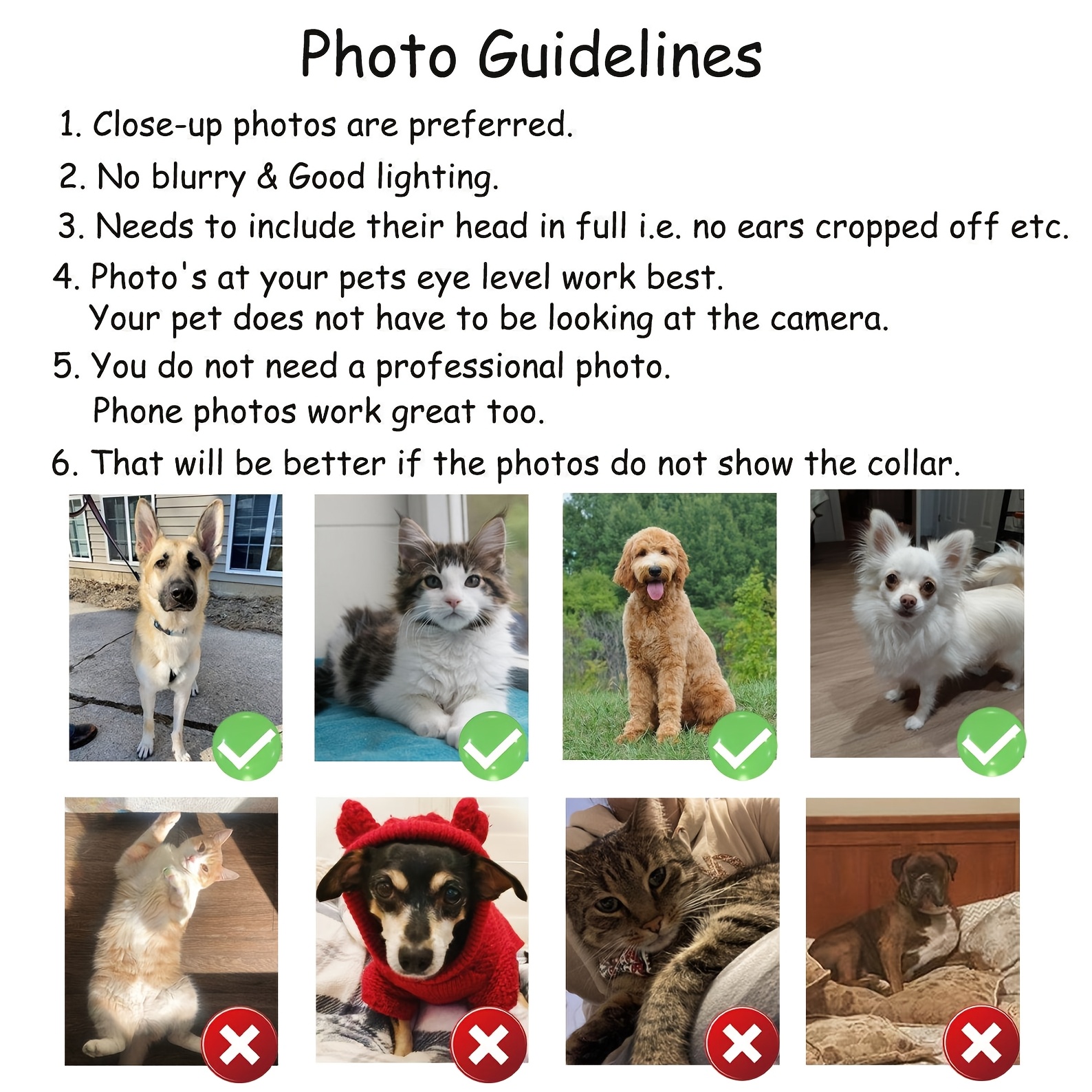 1PC 2D Flat Metal Tin Sign Cus - Pet Portrait Custom reseña y precio